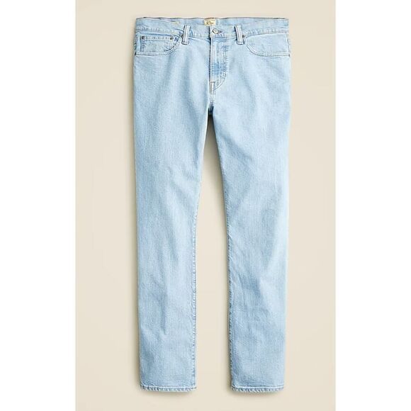 J.Crew 770 Straight Fit Jeans 38x32 Men's Light Wash NWT Classic Denim - Picture 5 of 8